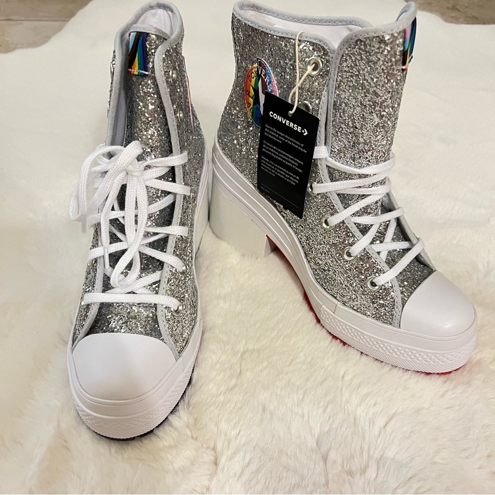 Converse Chuck 70 De Luxe Heel Pride Platform 9.5W